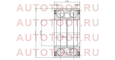 Подшипник передней ступицы TOYOTA HIGHLANDER GSU 40 07-/LEXUS RX270/350/450H 08- dac4586wcs69 koyo – купить в Омске. Цены, характеристики, фото в интернет-магазине autotoot.ru