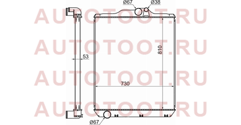 Радиатор MITSUBISHI FUSO SUPER GREAT FP5#/FU5#/FT5# 6M70/8M22/6D40/6D24 96- ky-mc0016 koyo – купить в Омске. Цены, характеристики, фото в интернет-магазине autotoot.ru