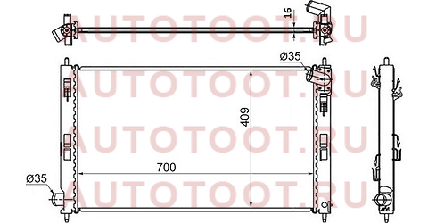 Радиатор MITSUBISHI LANCER 1.5/1.8/2.0/2.0D 07-/ASX 10-/OUTLANDER XL/CITROEN C-CROSSER/PEUGEOT 4007 ky-mc0088-07 koyo – купить в Омске. Цены, характеристики, фото в интернет-магазине autotoot.ru