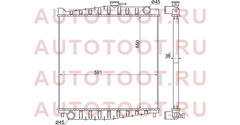 Радиатор NISSAN UD/UD CONDOR MK252/MK36C FE6# 550MM 00- ky-ns000t1 koyo – купить в Омске. Цены, характеристики, фото в интернет-магазине autotoot.ru