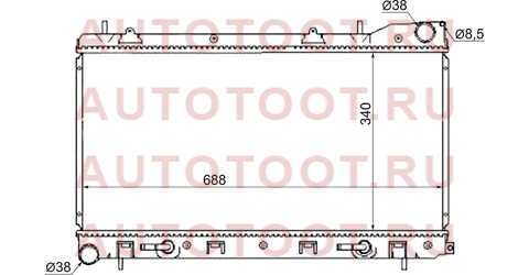 Радиатор SUBARU FORESTER/IMPREZA 97-02 турбо, бачки верх-низ ky-sb0001-t koyo – купить в Омске. Цены, характеристики, фото в интернет-магазине autotoot.ru