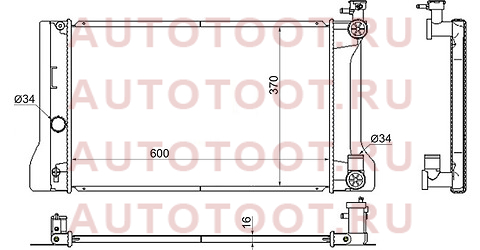 Радиатор TOYOTA COROLLA FIELDER/AXIO 1NZ/2ZR/3ZR/ 06- RHD ky-ty0001-140 koyo – купить в Омске. Цены, характеристики, фото в интернет-магазине autotoot.ru