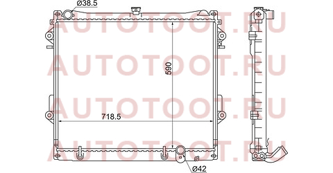 Радиатор TOYOTA LAND CRUISER 200/LEXUS LX570 2UZ-FE/3UR 07- ky-ty0009-200 koyo – купить в Омске. Цены, характеристики, фото в интернет-магазине autotoot.ru