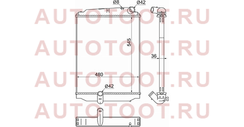 Радиатор TOYOTA DYNA XKU304 MT N04CTN (4Л) 06- ky-ty0070 koyo – купить в Омске. Цены, характеристики, фото в интернет-магазине autotoot.ru