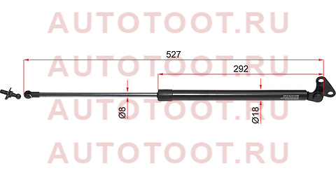 Амортизатор задней двери TOYOTA LAND CRUISER VX 100/LEXUS LX470 98-07 RH 8192580 lesjofors – купить в Омске. Цены, характеристики, фото в интернет-магазине autotoot.ru