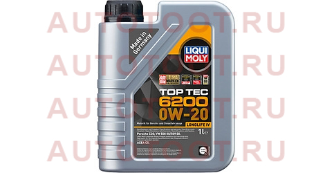 Масло моторное LIQUI MOLY Top Tec 6200 0W-20 C5 1л 20787 liqui%20moly – купить в Омске. Цены, характеристики, фото в интернет-магазине autotoot.ru