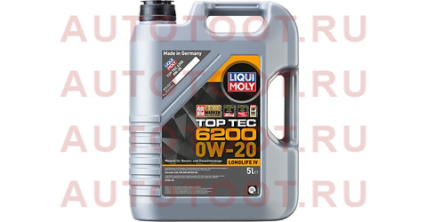 Масло моторное LIQUI MOLY Top Tec 6200 0W-20 C5 5л 20789 liqui%20moly – купить в Омске. Цены, характеристики, фото в интернет-магазине autotoot.ru