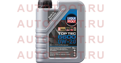 Масло моторное LIQUI MOLY Top Tec 6600 0W-20 SP/C5/C6 GF-6A 1л 21410 liqui%20moly – купить в Омске. Цены, характеристики, фото в интернет-магазине autotoot.ru