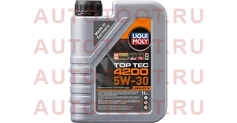 Масло моторное LIQUI MOLY Top Tec 4200 5W-30 NG SP/C3/C2 1л 8972 liqui%20moly – купить в Омске. Цены, характеристики, фото в интернет-магазине autotoot.ru