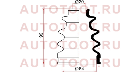 Пыльник ШРУСа внутренний TOYOTA HARRIER MCU10W, KLUGER 1MZ-FE 3.0L 02134 maruichi – купить в Омске. Цены, характеристики, фото в интернет-магазине autotoot.ru