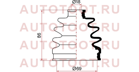 Пыльник ШРУСа наружнего NISSAN MOCO SA 06-11/SUZUKI WAGON R 98- 02143 maruichi – купить в Омске. Цены, характеристики, фото в интернет-магазине autotoot.ru