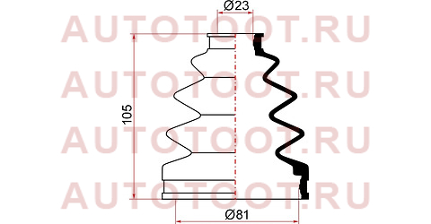 Пыльник шруса наружный FR NISSAN TEANA J32/PRESAGE U31 03-09/ HYUNDAI CRETA 2,0 АКПП 15- 2WD/4WD(2 02148 maruichi – купить в Омске. Цены, характеристики, фото в интернет-магазине autotoot.ru