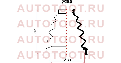 Пыльник ШРУСа наружный TOYOTA LAND CRUISER PRADO 96-08 02153 maruichi – купить в Омске. Цены, характеристики, фото в интернет-магазине autotoot.ru