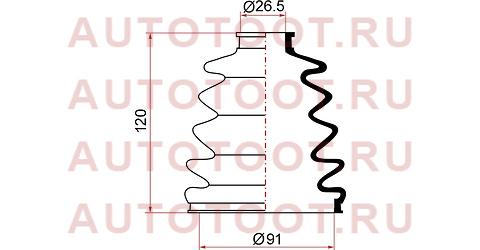 Пыльник ШРУСа наружный MITSUBISHI PAJERO V60/70# 99-06 02162 maruichi – купить в Омске. Цены, характеристики, фото в интернет-магазине autotoot.ru