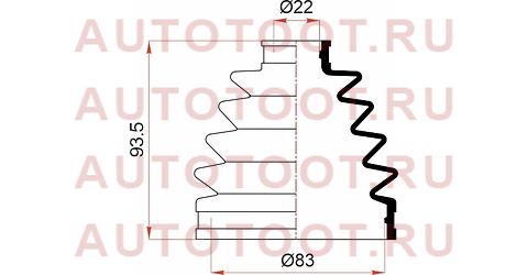 Пыльник ШРУСа наружный TOYOTA COROLLA SPACIO 97-01/HYUNDAI TUSCON 04-09 02172 maruichi – купить в Омске. Цены, характеристики, фото в интернет-магазине autotoot.ru