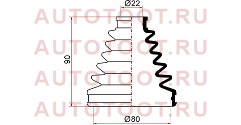 Пыльник ШРУСа наружный TOYOTA FIELDER 06-12/PREMIO/ALLION ZRT26# 07-10 02173 maruichi – купить в Омске. Цены, характеристики, фото в интернет-магазине autotoot.ru