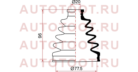 Пыльник ШРУСа наружный HONDA FIT GE6/GE7/GE8 09-14 02181 maruichi – купить в Омске. Цены, характеристики, фото в интернет-магазине autotoot.ru