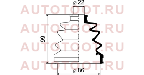 Пыльник ШРУСа наружный NISSAN WINGROAD Y10,Y11/SUNNY B11-B15/ALMERA 86-06 05417 maruichi – купить в Омске. Цены, характеристики, фото в интернет-магазине autotoot.ru