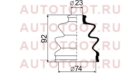 Пыльник ШРУСа внутренний NISSAN BLUEBIRD SYLPHY G10/VANETTE S20 S21 52414 maruichi – купить в Омске. Цены, характеристики, фото в интернет-магазине autotoot.ru