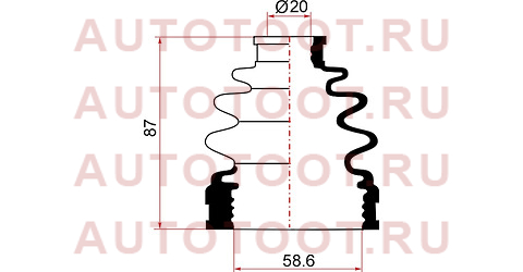 Пыльник ШРУСа внутренний HONDA CR-V RE2 06-11 2.0/2.4L, MAZDA DEMIO 96-04 53418 maruichi – купить в Омске. Цены, характеристики, фото в интернет-магазине autotoot.ru