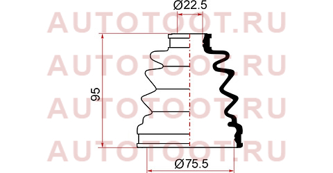 Пыльник ШРУСа наружный MAZDA 3 03-11/MITSUBISHI LANCER X 72430 maruichi – купить в Омске. Цены, характеристики, фото в интернет-магазине autotoot.ru