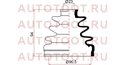 Пыльник ШРУСа наружный HONDA CR-V RD1 95-99/ODYSSEY RA1 RA2 94-97 72433 maruichi – купить в Омске. Цены, характеристики, фото в интернет-магазине autotoot.ru