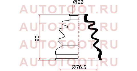 Пыльник ШРУСа внутренний FR HONDA CR-V RD5/RE 72436 maruichi – купить в Омске. Цены, характеристики, фото в интернет-магазине autotoot.ru