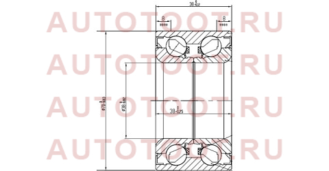 Подшипник передней ступицы наружний TOYOTA RUSH/CAMI/TERIOS/PYZAR (без ABS) 38bwd21 nsk – купить в Омске. Цены, характеристики, фото в интернет-магазине autotoot.ru