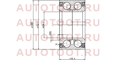 Подшипник передней ступицы TOYOTA VITZ/BELTA/RACTIS 05- (с ABS) 40bwd17 nsk – купить в Омске. Цены, характеристики, фото в интернет-магазине autotoot.ru