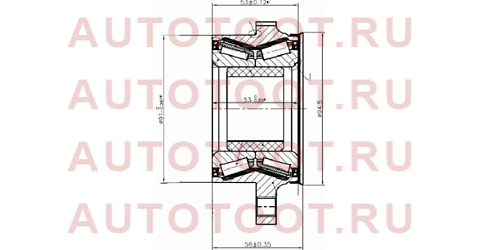 Полуступица перед MMC PAJERO IV/MONTERO V87W/V97W 2006- 52kwh01 nsk – купить в Омске. Цены, характеристики, фото в интернет-магазине autotoot.ru