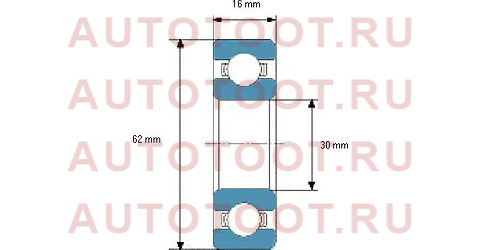 Подшипник 30/62/16, шариковый в металле 6206zzcm nsk – купить в Омске. Цены, характеристики, фото в интернет-магазине autotoot.ru