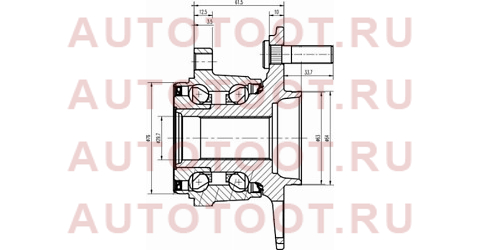 Ступичный узел задн. HONDA CR-V RE# 4WD hub146-t ntn – купить в Омске. Цены, характеристики, фото в интернет-магазине autotoot.ru