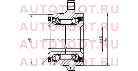 Полуступица задняя SUBARU LEGACY BE# 4WD hub175-14 ntn – купить в Омске. Цены, характеристики, фото в интернет-магазине autotoot.ru