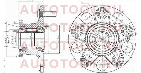 Ступичный узел задн. HONDA STREAM RN#/INTEGRA DC5/CIVIC EU3 00-06 2WD (диск) hub215-9 ntn – купить в Омске. Цены, характеристики, фото в интернет-магазине autotoot.ru