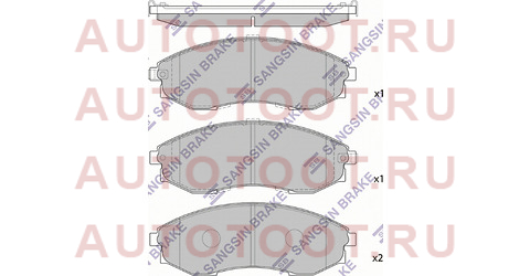 Колодки тормозные перед SSANGYONG ISTANA 95-03 sp1083 sangsin%20brake – купить в Омске. Цены, характеристики, фото в интернет-магазине autotoot.ru