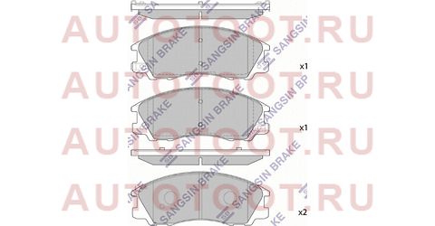 Колодки тормозные перед HYUNDAI TERRACAN 01- sp1097 sangsin%20brake – купить в Омске. Цены, характеристики, фото в интернет-магазине autotoot.ru