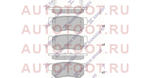 Колодки тормозные зад HYUNDAI GETZ 05-09/SANTA FE 01-06/SONATA 04-09 sp1117 sangsin%20brake – купить в Омске. Цены, характеристики, фото в интернет-магазине autotoot.ru