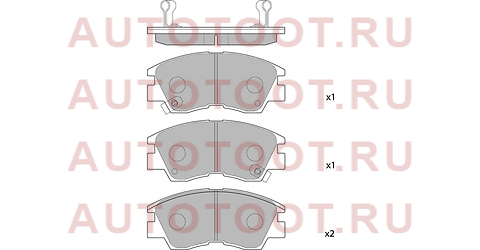 Колодки тормозные перед MITSUBISHI DELICA P#V/P#W 94-00/L200 K#T 86-96/PAJERO V2#W/V4#W 90-00 sp1135 sangsin%20brake – купить в Омске. Цены, характеристики, фото в интернет-магазине autotoot.ru