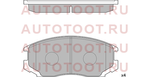 Колодки тормозные перед MITSUBISHI COLT 95-03/TOYOTA CAMI/RUSH sp1142 sangsin%20brake – купить в Омске. Цены, характеристики, фото в интернет-магазине autotoot.ru