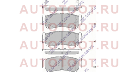 Колодки тормозные зад HYUNDAI SANTA-FE 06- sp1178 sangsin%20brake – купить в Омске. Цены, характеристики, фото в интернет-магазине autotoot.ru