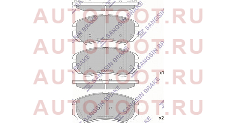 Колодки тормозные перед KIA SOUL 08-/CHERY TIGGO 7 PRO 19- sp1202 sangsin%20brake – купить в Омске. Цены, характеристики, фото в интернет-магазине autotoot.ru