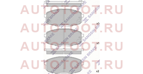 Колодки тормозные перед HYUNDAI CRETA 15-/I30 07-/KIA CEED 07-12 sp1240 sangsin%20brake – купить в Омске. Цены, характеристики, фото в интернет-магазине autotoot.ru