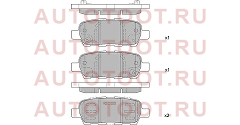 Колодки тормозные зад NISSAN J10 06-13/ X-TRAIL T## 00- /TIIDA C11 05-12 sp1250 sangsin%20brake – купить в Омске. Цены, характеристики, фото в интернет-магазине autotoot.ru