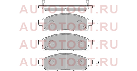 Колодки тормозные перед MMC L200 06- PAJERO SPORT 98-09 CHALLENGER II 08- NISSAN NV200 10- sp1361 sangsin%20brake – купить в Омске. Цены, характеристики, фото в интернет-магазине autotoot.ru