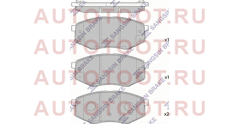 Колодки тормозные перед HYUNDAI SONATA YF 15 10-/IX 20 10- sp1374 sangsin%20brake – купить в Омске. Цены, характеристики, фото в интернет-магазине autotoot.ru