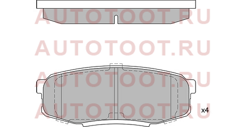 Колодки тормозные зад TOYOTA LAND CRUISER 200/TUNDRA/SEQUOIA 07-/LEXUS LX570 07- sp1382 sangsin%20brake – купить в Омске. Цены, характеристики, фото в интернет-магазине autotoot.ru