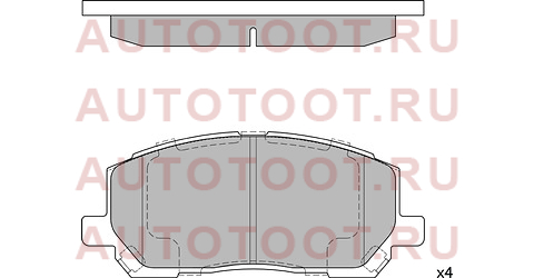 Колодки тормозные перед TOYOTA KLUGER 00- sp1384 sangsin%20brake – купить в Омске. Цены, характеристики, фото в интернет-магазине autotoot.ru