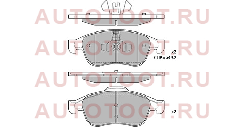 Колодки тормозные перед RENAULT KAPTUR 16-/DUSTER 11-/FLUENCE 10-/MEGANE 08-/ARKANA 18- sp1390 sangsin%20brake – купить в Омске. Цены, характеристики, фото в интернет-магазине autotoot.ru