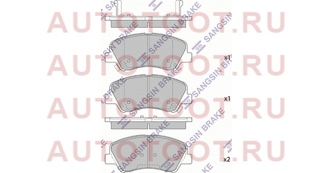 Колодки тормозные перед HYUNDAI SOLARIS 10-/CRETA 15-/KIA RIO 10- sp1399 sangsin%20brake – купить в Омске. Цены, характеристики, фото в интернет-магазине autotoot.ru