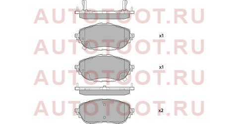 Колодки тормозные перед TOYOTA AURIS/HYBRID/COROLLA ##E18# 13- sp1700 sangsin%20brake – купить в Омске. Цены, характеристики, фото в интернет-магазине autotoot.ru